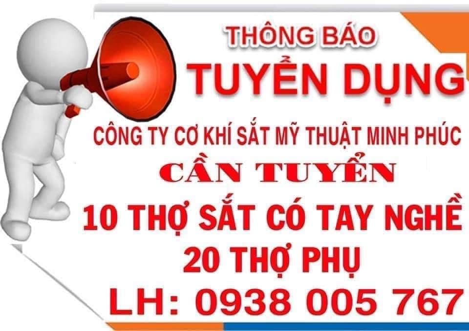 Tuyển Thợ Sắt Có Tay Nghề Tại Bình Tân – Lương Hấp Dẫn, Trả Theo Tuần